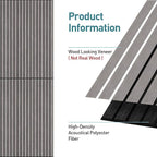 6 Pack Acoustic Wall Panels, 47.2" X 23.6" Sound Absorbing Panels, Decorative - Image 2