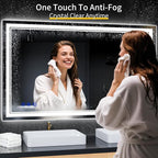 50"x30" LED Bathroom Mirror - Image 4