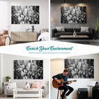 Mollywell Art Acoustic Panels 48x32x0.4 Inch, City Skyline |Sound Absorbing - Image 6