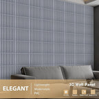 Heikki 30 Pack 3D Wall Panel for Interior Wall Décor, PVC Flower Textured Wall - Image 2