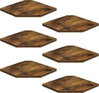 Fun Memories Corner Shelf Wall Mount, Floating Corner Shelves, Rustic Wood Wall by FunMemories