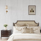 VEELIKE Whitewashed Wood Slat Wall Panels Peel and Stick Wood Wall Panel - Image 3