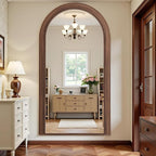 Antok Full Length Mirror 76"×41" Floor Mirror Standing Tall Mirror, Arched - Image 3