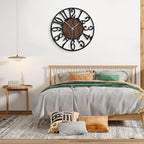 Large Wall Clock for Living Room Decor, 24 Inch Non Ticking Silent, Battery - Image 8