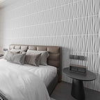Art3d 24-Pack 3D Wall Panels for Interior Wall Décor, PVC Wavy Textured Accent - Image 6