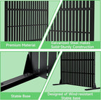 MTART Metal Privacy Screen 72" H x 47.2" Decorative Outdoor Privacy Screen - Image 3