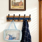 SKOLOO Rustic Wall Mounted Coat Rack - Image 4