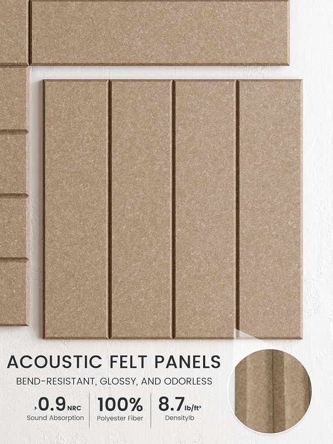 Bumusty Large Cork Board Alternative-48 x 36" Felt Bulletin Board Tiles - Image 3