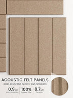 Bumusty Large Cork Board Alternative-48 x 36" Felt Bulletin Board Tiles - Image 3