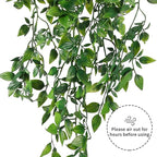 Whonline 2pcs Fake Hanging Plants, Artificial Potted Plants - Image 3
