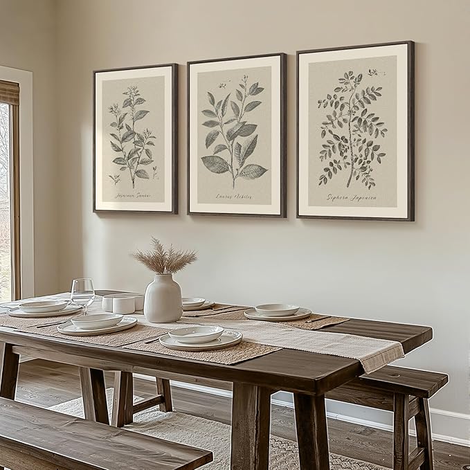 Large Framed Botanical Wall Art - Image 2