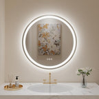 LOVESPEJO 24" Round LED Bathroom Mirror by LOVESPEJO