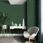 TANONE Dark Green Contact Paper Peel and Stick, Grasscloth Wallpaper Self - Image 3