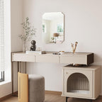 Bathroom Mirrors for Over Sink, Frameless Mirrors for Wall, 24x18 Inch Beveled - Image 2