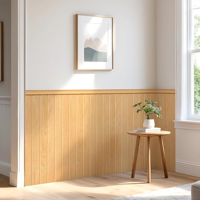 PS Wainscoting Wall Panel Kit, Paintable Waterproof PS Panels - Image 6