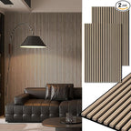 Art3d 2-Pack 48" x 24" Acoustic Wood Panels by Art3d