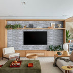 Commomy 12pcs Faux Stone 3D Wall Panels Peel and Stick - Image 8