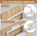 POKIPO 8 Tier Over The Door Pantry Organizer, 2 IN 1 Wall Mount or Hanging - Image 4