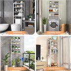 Kalrin Over-The-Toilet Storage Rack, 4-Tier Bathroom Organizer Shelf Over Toilet - Image 3