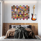 WOONKIT 60 PC Vintage Rock Band Posters, 70s 80s 90s Retro Concert Prints - Image 6