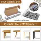 Kochorie 100 Ft x 54 Inch Stone Wall Tablecloth Roll - Image 2