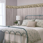 Grape Vine Wallpaper Border 196x4 Inch Peel and Stick Wall Border Purple Green - Image 7
