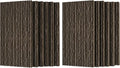 3D Faux Stone Wall Panels, Lightweight & Waterproof Accent Marble Flowing Stone by Gahowlen