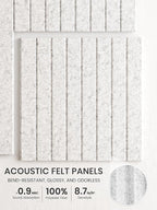 Bumusty Large Cork Board Alternative-36 x 24" Felt Bulletin Board Tiles - Image 3