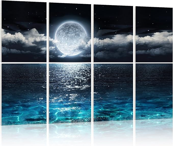YPY Acoustic Panels, Soundproof Wall Panels: Sound Absorbing Wall Art, 8 Pack by YPY