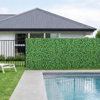 VEVOR Artificial Plant Wall, Each Panel 2 x 8 ft Artificial Boxwood Panels - Image 8