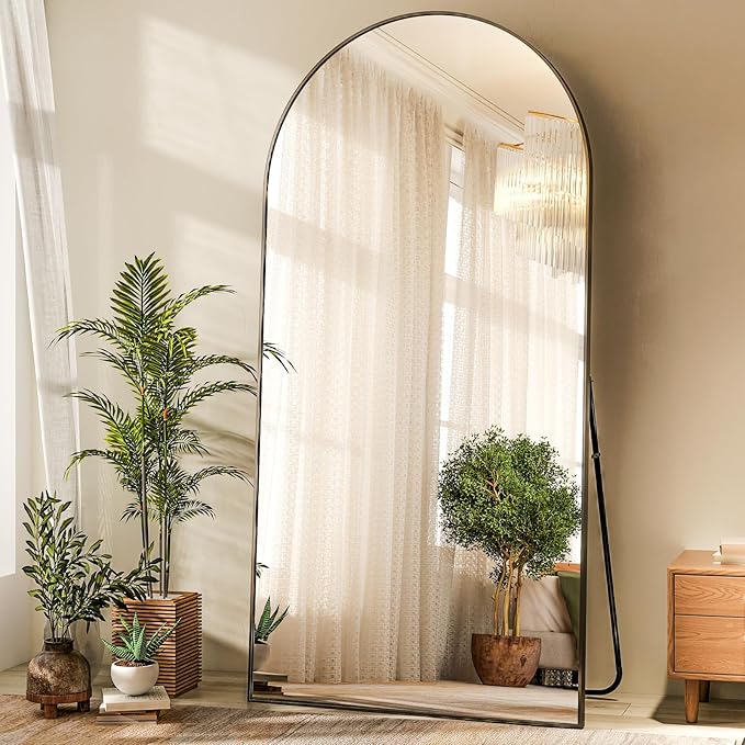HARRITPURE 71"x30" Arched Full Length Mirror Free Standing Leaning Hanging by HARRITPUREHome