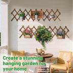 2Packs 13x78in Expandable Wood Wall Trellis - Image 2