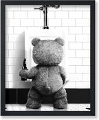Poster Master Funny Teddy Bear Print by PosterMaster