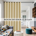 RYB HOME Extra Long 100% Blackout Room Divider Curtains - Image 5