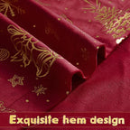 NICETOWN Red Velvet Curtains 96 inches Long - Image 7