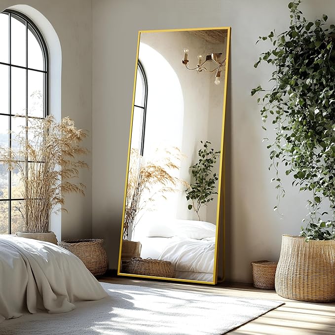 Delma Full Length Standing Mirror, Large Floor Mirror - Image 4
