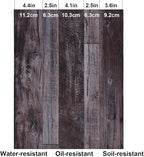 WENMER 17.71" x 394" Grey Wood Peel and Stick Shiplap Self Adhesive Wallpaper - Image 5