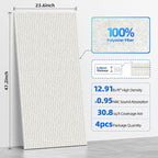 4 Pack Large Acoustic Panels Sound Absorbing - Image 6