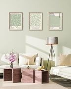 HesenDot Framed Matisse Sage Green Wall Art, William Morris Canvas Wall Decor - Image 7