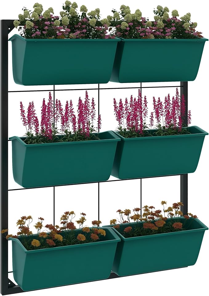 Outsunny 3-Tier Wall Planter by Outsunny