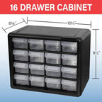 Akro-Mils 16-Drawer Plastic Drawer Storage Cabinet - Image 3