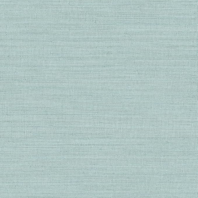 Tempaper Textured Seaglass Green Horizontal Faux Grasscloth Removable Peel and by TempaperCo