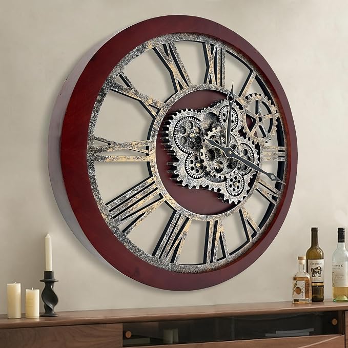 HOIBAI Large Wall Clock, 18 Inch Wall Clocks - Image 2