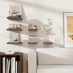 Square Floating Shelves for Wall 8"W x 8"D x 1.2"H, Small Engineered Wood Wall - Image 6