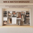 ROOMTEC Modular Closet System, Wooden Tower - Image 2