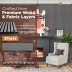 Avana Acoustic Wood Wall Panels – 47.2 X 12.6 Inch Gray Oak Acoustic Panels 2 - Image 4