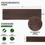 Marsmiles Wood Floating Shelves - Image 2