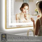48x30 Inch LED Bathroom Mirror - Image 4