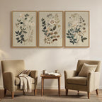 Framed Vintage Botanical Wall Art - Image 8