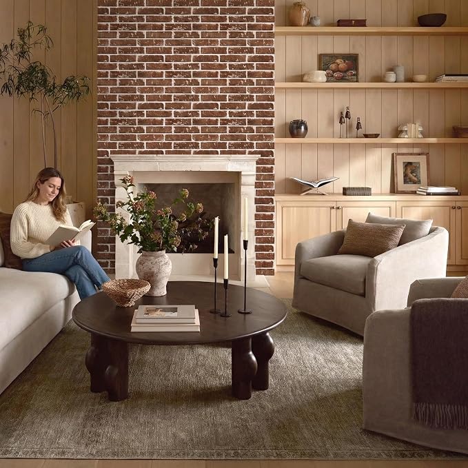 Commomy 3D Peel and Stick Brick, Ultralight Thin PVC Faux Brick Wall Panels - Image 8